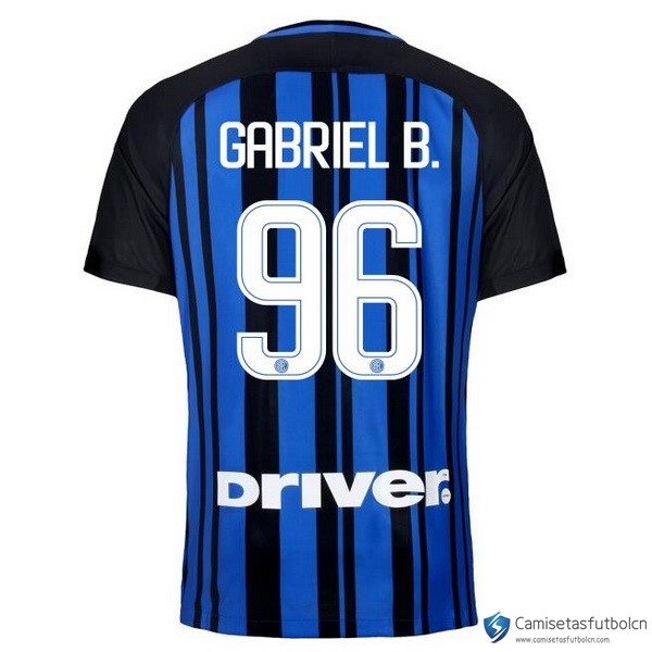 Camiseta Inter Primera equipo Gabriel B. 2017-18